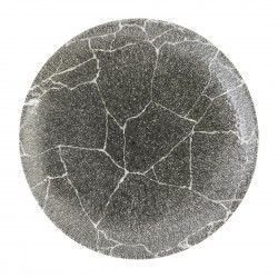 Assiettes rondes Churchill Studio Prints Kintsugi Quartz Black 217mm (Lot de 12)