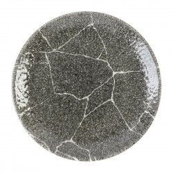 Assiettes rondes Churchill Studio Prints Kintsugi Quartz Black 165mm (Lot de 12)