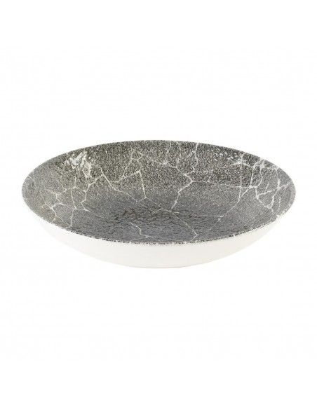 Assiettes coupes rondes Churchill Studio Prints Kintsugi Quartz Black 248mm (Lot de 12)
