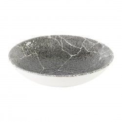 Assiettes coupes rondes Churchill Studio Prints Kintsugi Quartz Black 182mm (Lot de 12) 2