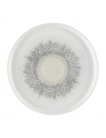Assiettes avec rebord Churchill Studio Prints Fusion Agate Grey 260mm (Lot de 6)