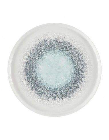 Assiettes avec rebord Churchill Studio Prints Fusion Aquamarine 260mm (Lot de 6)
