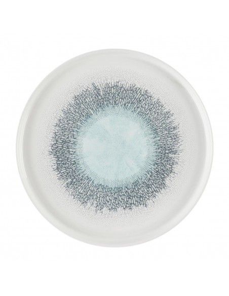 Assiettes avec rebord Churchill Studio Prints Fusion Aquamarine 260mm (Lot de 6)