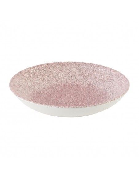 Assiettes coupes rondes Churchill Studio Prints Raku Rose Quartz Pink 248mm (Lot de 12)