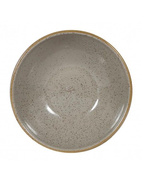 Bols à soupe peu profonds Churchill Stonecast Grey 260ml (Lot de 12)