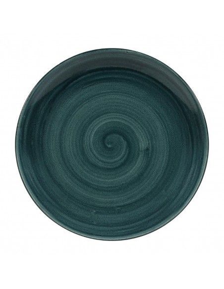 Assiettes rondes Churchill Stonecast Patina Rustic Teal 260mm (Lot de 12)