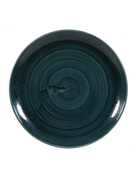 Assiettes rondes Churchill Stonecast Patina Rustic Teal 288mm (Lot de 12)