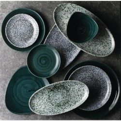 Assiettes rondes Churchill Stonecast Patina Rustic Teal 165mm (Lot de 12) 2