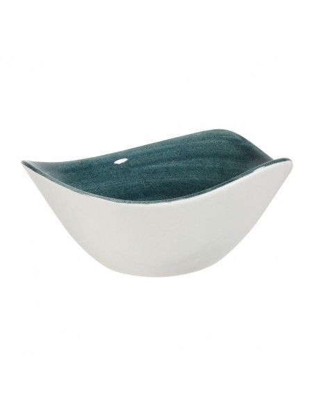 Bols triangulaires Churchill Stonecast Patina Rustic Teal 153mm (Lot de 12)