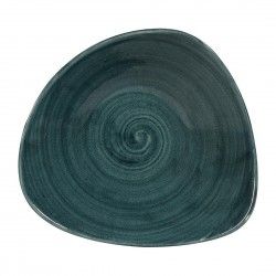 Bols triangulaires Churchill Stonecast Patina Rustic Teal 235mm (Lot de 12)