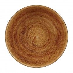 Assiettes coupes rondes Churchill Stonecast Patina Vintage Copper 182mm (Lot de 12)