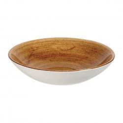 Assiettes coupes rondes Churchill Stonecast Patina Vintage Copper 182mm (Lot de 12) 2