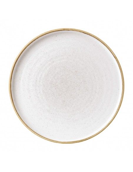 Assiettes avec rebord Churchill Stonecast Barley White 260mm (Lot de 6)