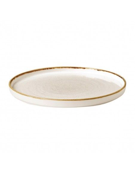 Assiettes avec rebord Churchill Stonecast Barley White 260mm (Lot de 6)