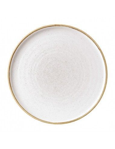 Assiettes avec rebord Churchill Stonecast Barley White 210mm (Lot de 6)