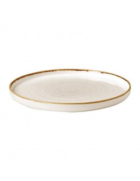 Assiettes avec rebord Churchill Stonecast Barley White 210mm (Lot de 6)