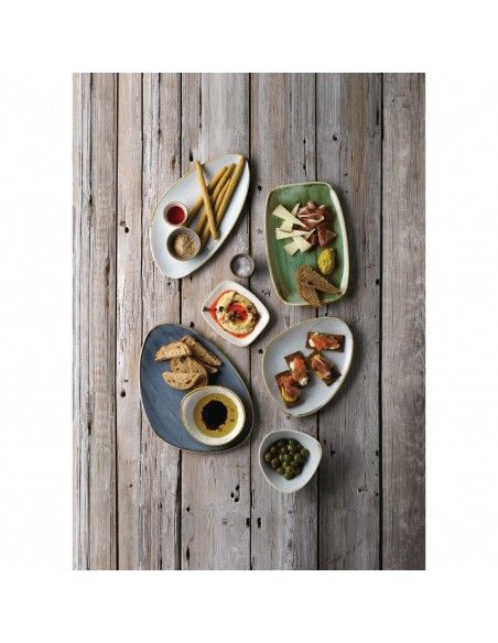 Assiettes avec rebord Churchill Stonecast Barley White 210mm (Lot de 6)