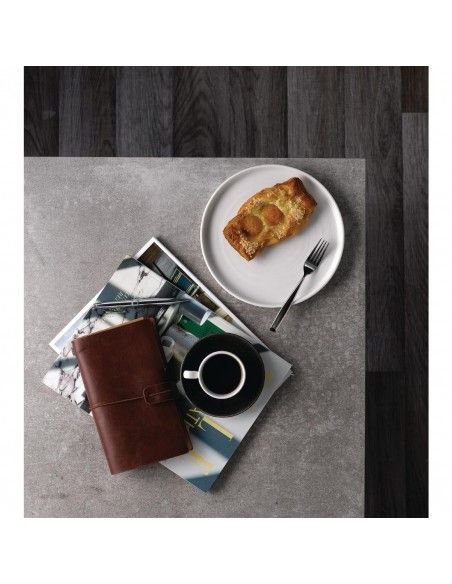 Assiettes avec rebord Churchill Chefs blanches 260mm (lot de 6)