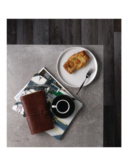 Assiettes avec rebord Churchill Chefs blanches 210mm (lot de 6)