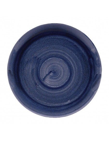 Assiettes rondes Churchill Stonecast Patina Cobalt 288mm (Lot de 12)