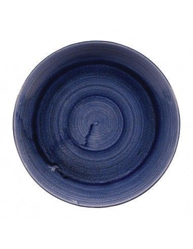 Assiettes rondes Churchill Stonecast Patina Cobalt 260mm (Lot de 12)