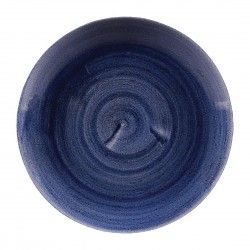 Assiettes rondes Churchill Stonecast Patina Cobalt 217mm (Lot de 12)