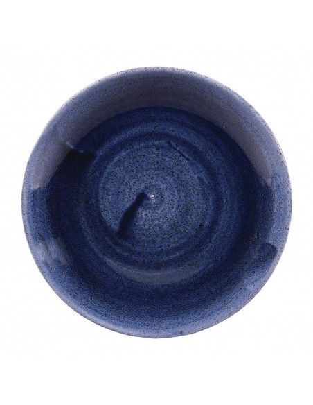 Assiettes rondes Churchill Stonecast Patina Cobalt 165mm (Lot de 12)