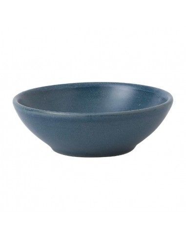 Bols à soupe peu profonds Churchill Super Vitrified Nourish Oslo Blue 200ml (Lot de 12)