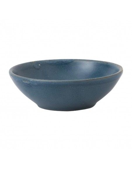 Bols à soupe peu profonds Churchill Super Vitrified Nourish Oslo Blue 260ml (Lot de 12)