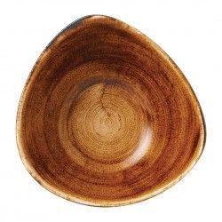 Bols triangulaires Churchill Stonecast Patina Lotus Vintage Copper 178mm (Lot de 12) 2