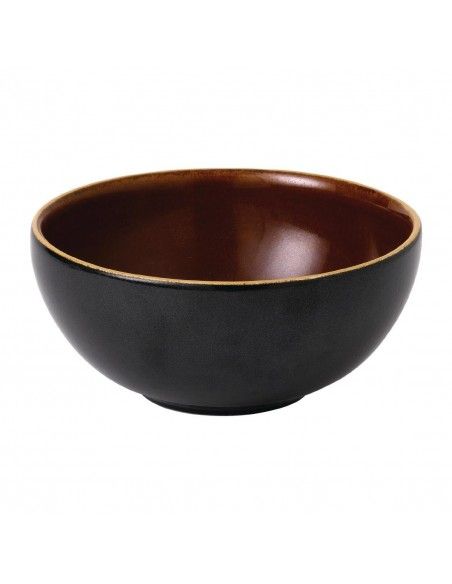 Bols à soupe Churchill Super Vitrified Nourish Tokyo Black 770ml (Lot de 6)