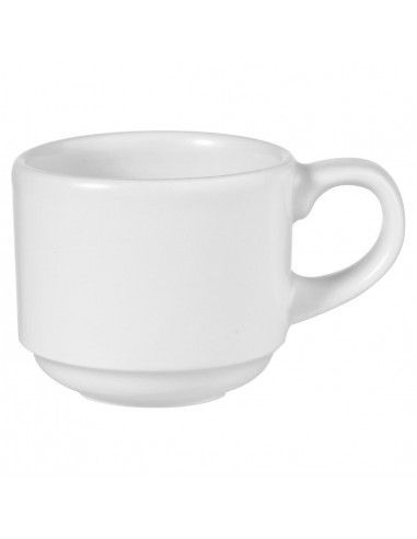 Tasses empilables Churchill White 85ml (Lot de 12)
