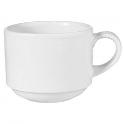 Tasses empilables Churchill White 227ml (Lot de 12)