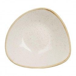 Bols triangulaires Churchill Stonecast Barley White 152mm (Lot de 12)