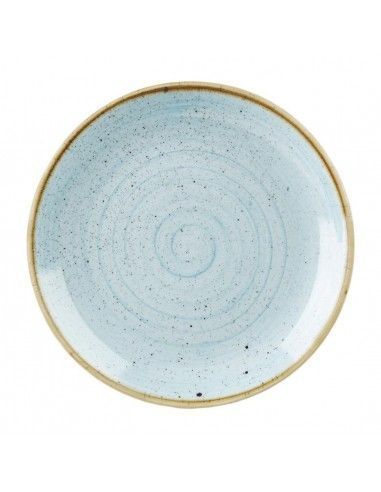 Assiettes rondes Churchill Stonecast Duck Egg Evolve 304mm (Lot de 6)