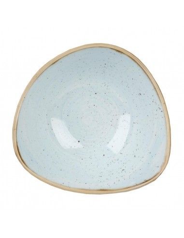 Bols triangulaires Churchill Stonecast Duck Egg Lotus 153mm (Lot de 12)