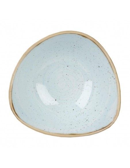 Bols triangulaires Churchill Stonecast Duck Egg Lotus 153mm (Lot de 12)