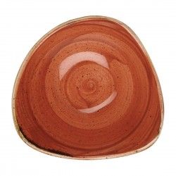 Bols triangulaires Churchill Stonecast Spiced Orange Lotus 153mm (Lot de 12)