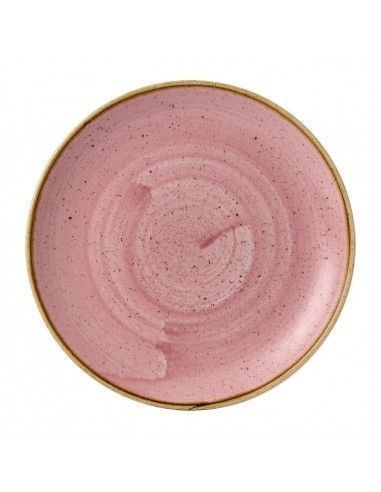 Assiettes rondes Petal Stonecast Pink 217mm (Lot de 12)