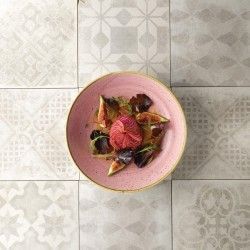 Assiettes coupes rondes Churchill Stonecast Petal Pink 248mm (Lot de 12) 2