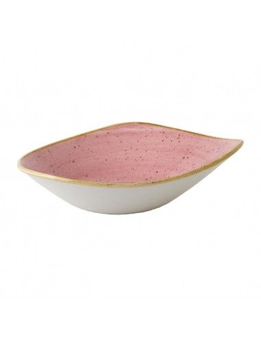 Bols triangulaires Churchill Stonecast Petal Pink 235mm (Lot de 12)