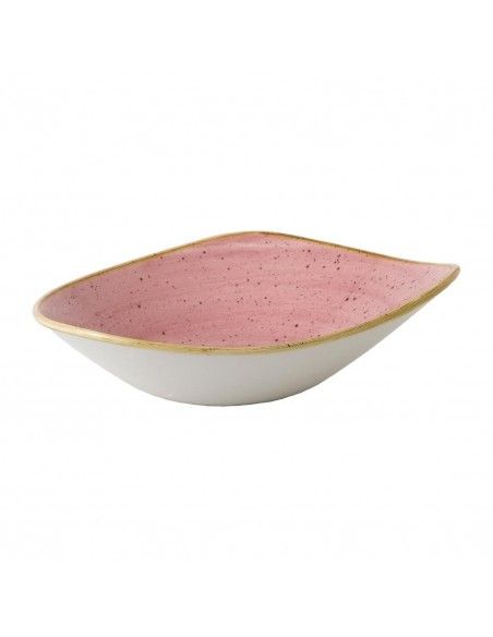 Bols triangulaires Churchill Stonecast Petal Pink 235mm (Lot de 12)