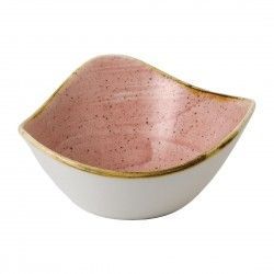 Bols triangulaires Churchill Stonecast Petal Pink 153mm (Lot de 12)