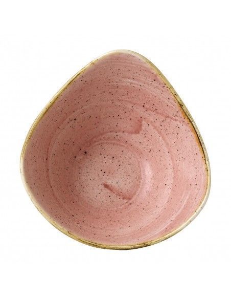 Bols triangulaires Churchill Stonecast Petal Pink 153mm (Lot de 12)