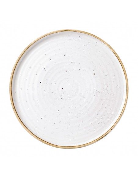 Assiettes avec rebord Churchill Stonecast Barley White 275mm (Lot de 6)