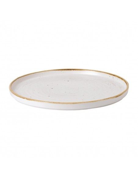 Assiettes avec rebord Churchill Stonecast Barley White 275mm (Lot de 6)