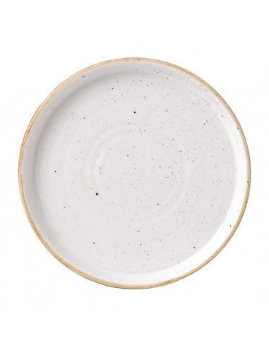 Assiettes avec rebord Churchill Stonecast Barley White 157mm (Lot de 6)