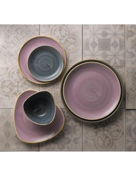 Assiettes coupes rondes Churchill Stonecast Lavender Evolve 286mm (Lot de 12)