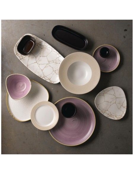 Assiettes coupes rondes Churchill Stonecast Lavender Evolve 286mm (Lot de 12)