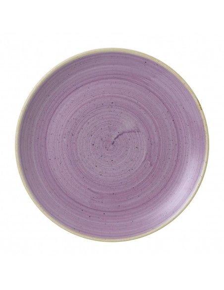 Assiettes coupes rondes Churchill Stonecast Lavender Evolve 260mm (Lot de 12)